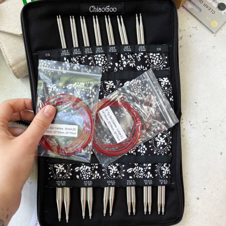 Набор спиц ChiaoGoo TWIST Complete 7500-C, 13 см