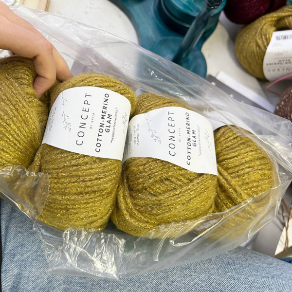 Пряжа Katia Cotton-Merino Glam Пряжа Katia Cotton-Merino Glam