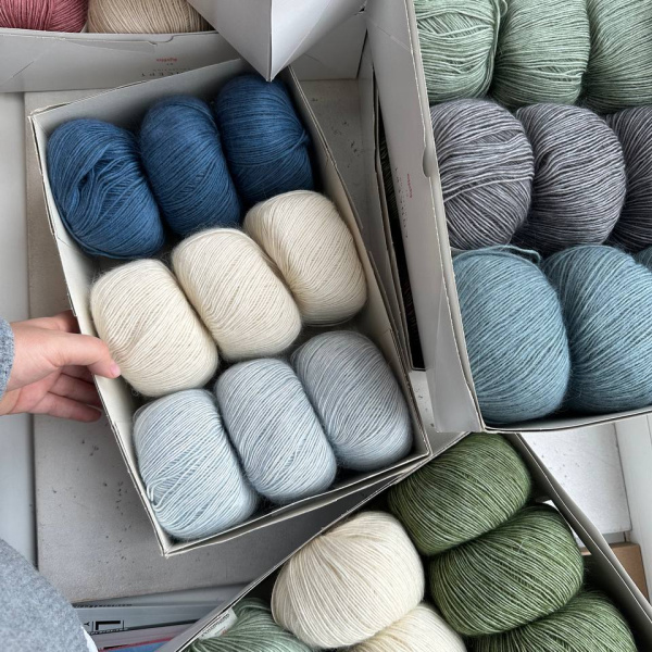 Пряжа Katia Mohair Cotton