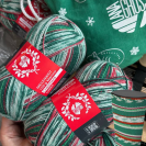 Пряжа Lana Grossa 4-х нитка LUREX Meilenweit 100 Merino Christmas