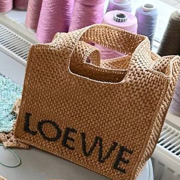 Описание вязания #Сумка_Тоут_Loewe