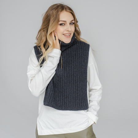 Описание вязания #Манишка_Zara