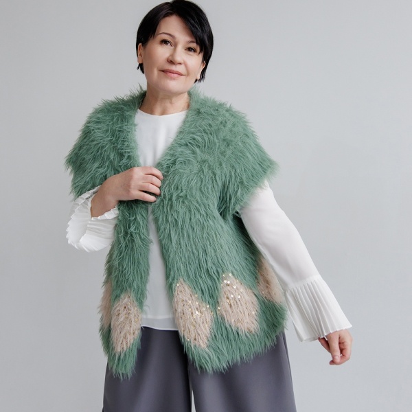 Описание вязания #Жилет_Падла_Интарсия