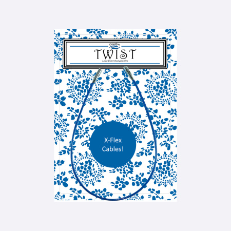 Леска ChiaoGoo twist x-flex blue cable 13 см Леска ChiaoGoo twist x-flex blue cable 13 см