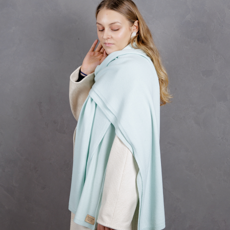Кашемировый палантин by WoolDom, Ментол