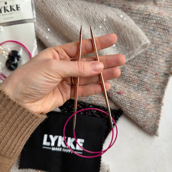 Спицы съемные Lykke Cypra (медь)