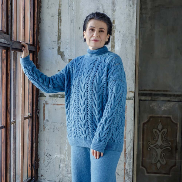 Описание вязания #Богатый_Джемпер