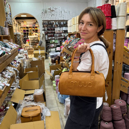 Сумка через плечо MUUD "Drew mini" Whisky