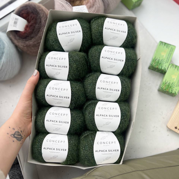 Пряжа Katia Alpaca Silver Пряжа Katia Alpaca Silver