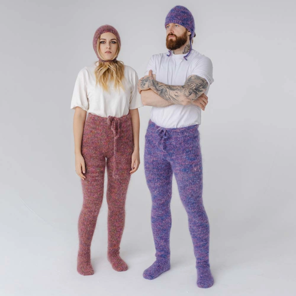 Описание вязания #Рейтузы_из_мохера