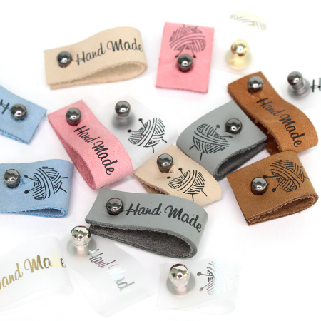 Бирка Единорог с кнопкой Кожа Бирка Единорог с кнопкой Кожа