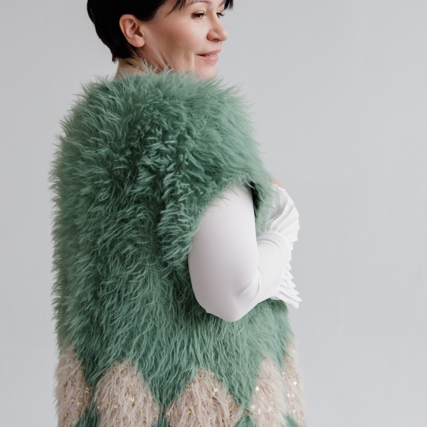 Описание вязания #Жилет_Падла_Интарсия