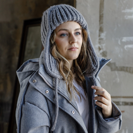 Описание вязания #Ушанка_Спортшик