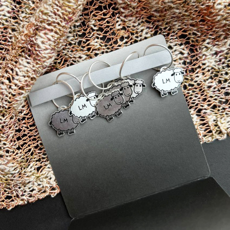 Маркер для вязания KnitPro Овечка металл 6шт в упаковке арт. 350641