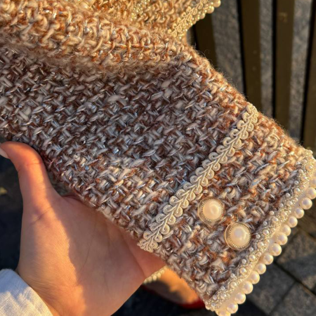 Описание вязания #Жакет_Chanel_КЛАССИКА