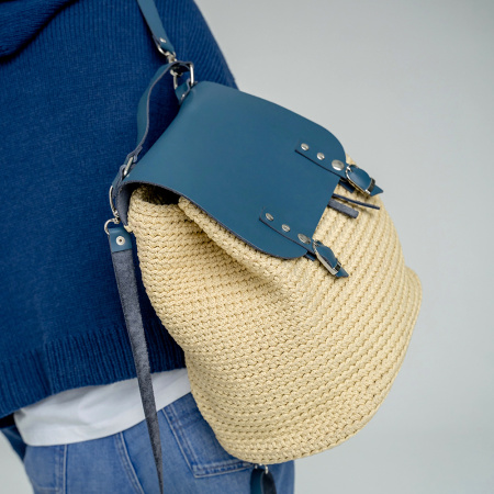 Описание вязания #Рюкзак_Европейский 2 вида узора!