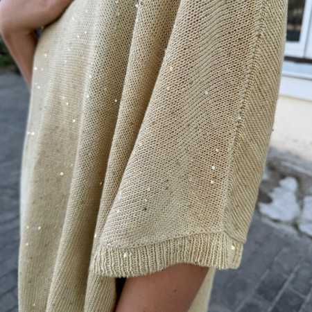 Описание вязания  #Туника_хвост_русалки