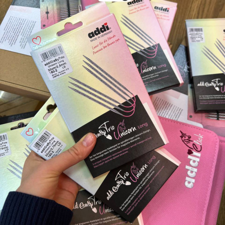 Спицы Addi CraSy Trio Unicorn Lace Long, 180-2