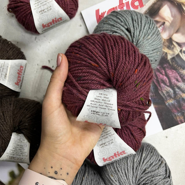 Пряжа Katia Merino Tweed