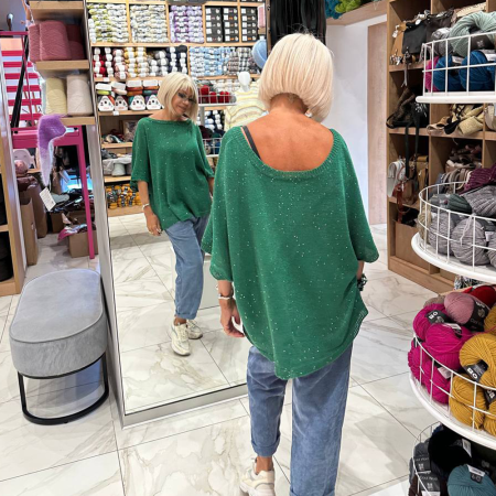 Описание вязания  #Туника_хвост_русалки