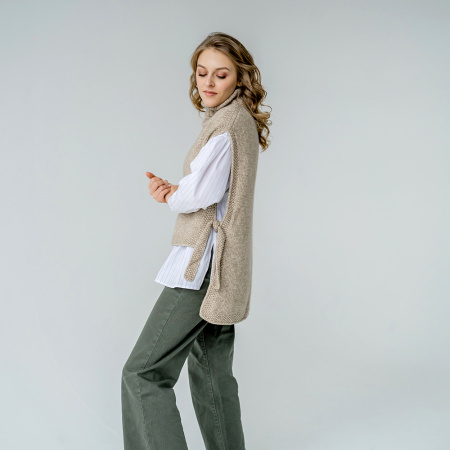 Описание вязания #Жилет_Краденный Описание вязания #Жилет_Краденный