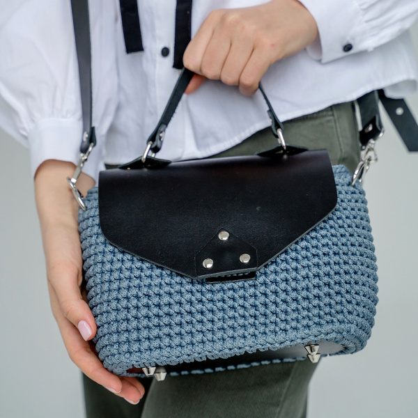 Описание вязания #Сумка_Париж