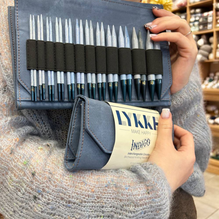 Набор спиц 12 см 12 пар LYKKE Driftwood Indigo Набор спиц 12 см 12 пар LYKKE Driftwood Indigo