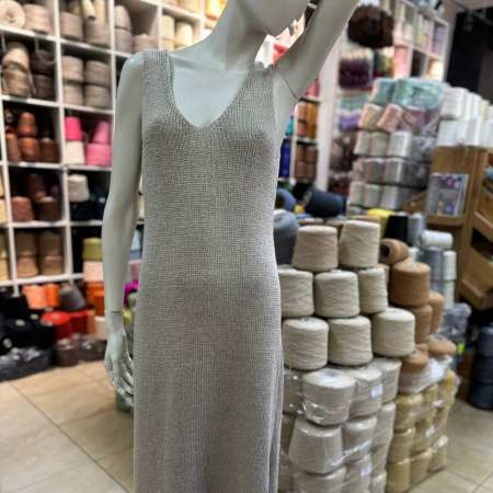 Описание вязания #Сарафан_Сафари