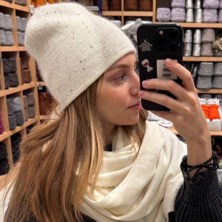 Описание вязания #Шапка_Макушка_к_макушке + снуд