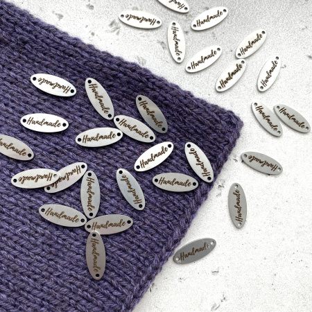 Бирка Hand Made металл Овал Бирка Hand Made металл Овал