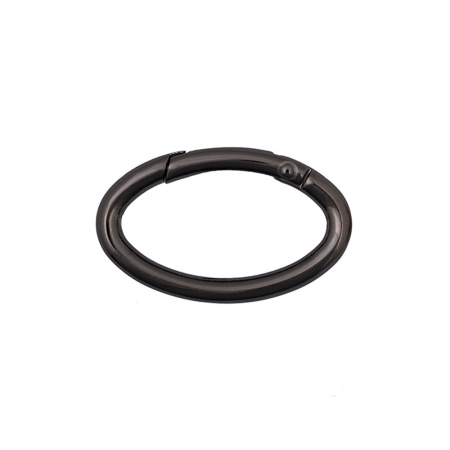 Карабин-овал Малый 39х21 см (Черный никель)