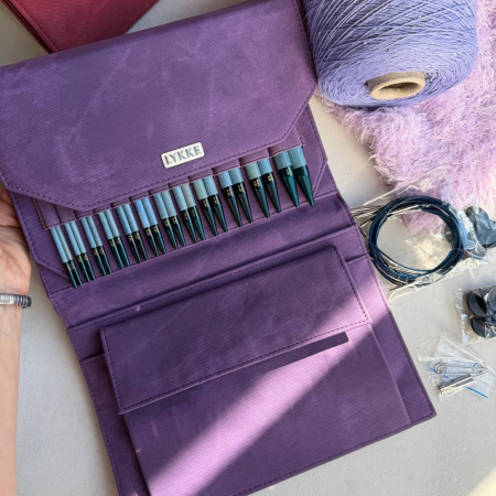 Набор спиц 12 пар 12 см LYKKE Indigo Violet