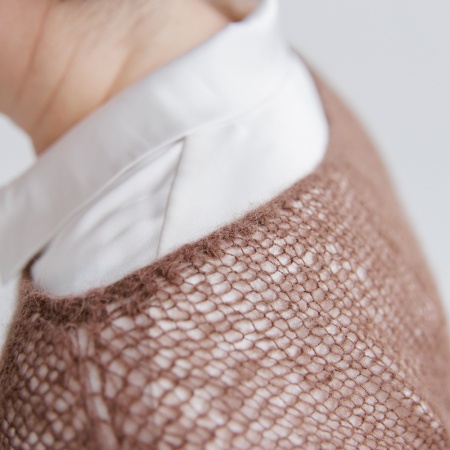 Описание вязания #Жилет_паутинка