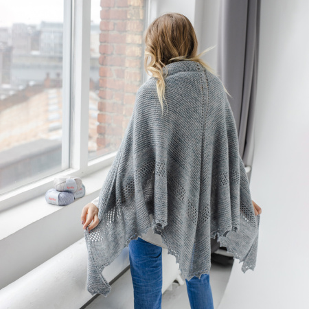 Описание вязания #Шаль_Каталония