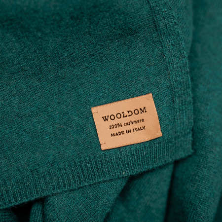 Кашемировый палантин by WoolDom, Бутылочный