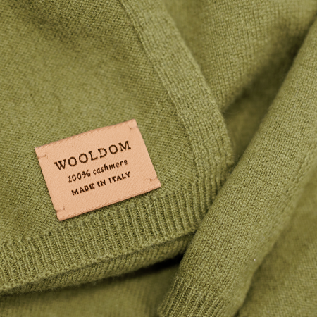 Кашемировый палантин by WoolDom, Лемонграсс