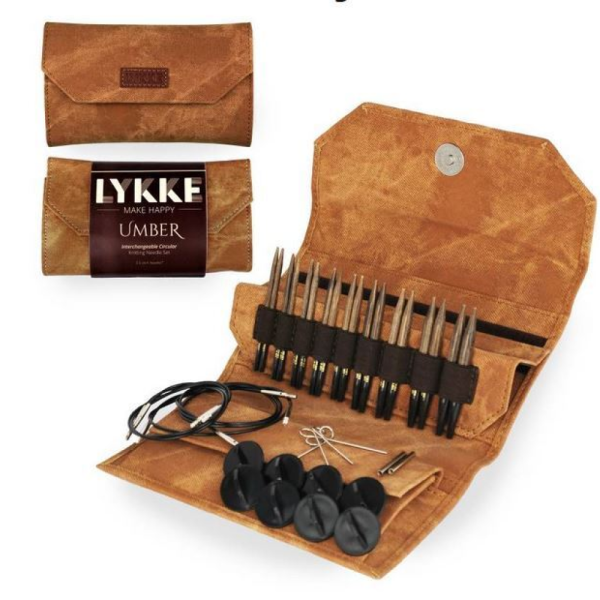 Набор спиц 7 см 9 пар LYKKE Umber