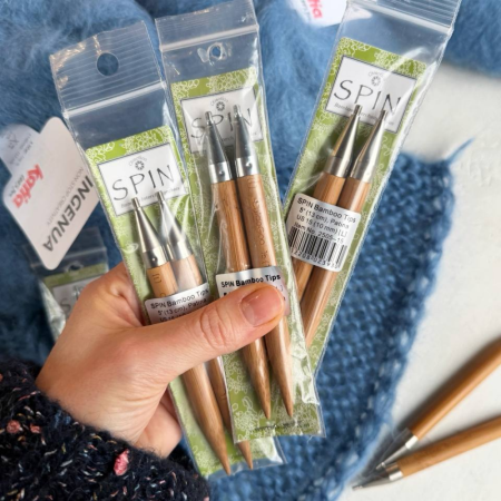 Спицы съемные, 13 см, бамбук Chiaogoo