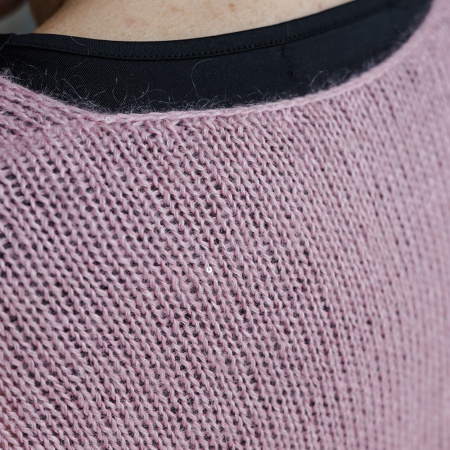 Описание вязания #Джемпер_Льняной_Vалера