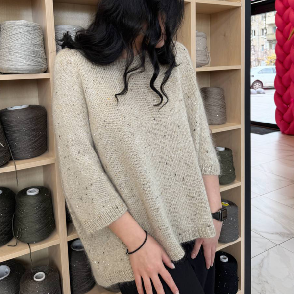 Бобинная пряжа Silkid Tweed