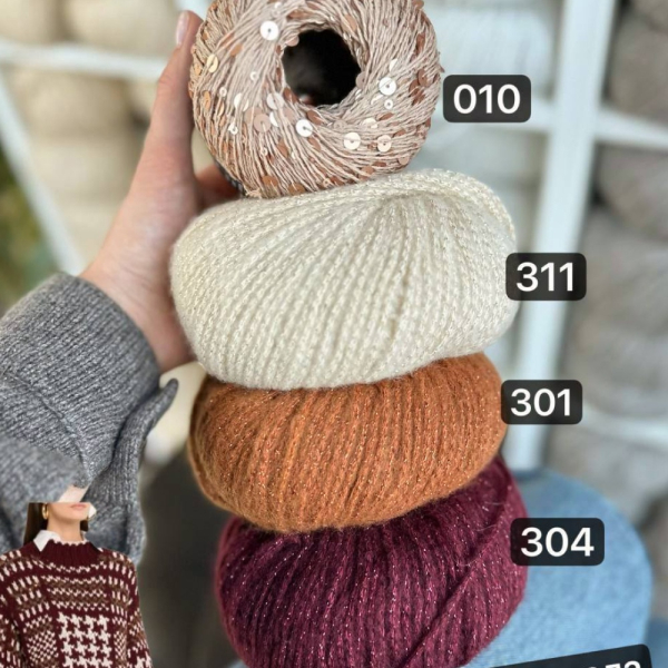 Пряжа Katia Cotton-Merino Glam