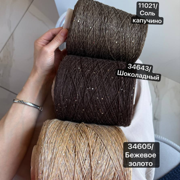 Бобинная пряжа LinoSiSic СИСИК 'New