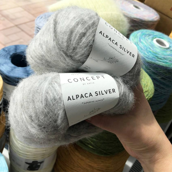 Пряжа Katia Alpaca Silver Пряжа Katia Alpaca Silver