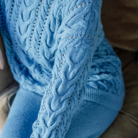 Описание вязания #Богатый_Джемпер