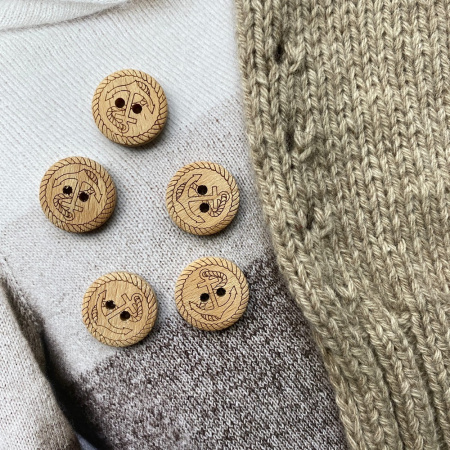 Пуговица Dill размер 18мм, 281174/18-12