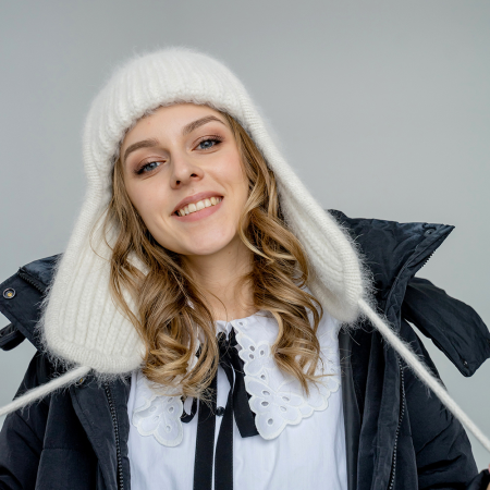 Описание вязания #Ушанка_Московская