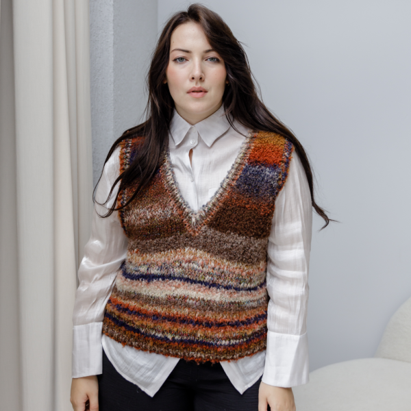 Описание вязания #Жилет_Каменда