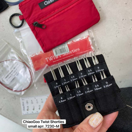 Набор спиц ChiaoGoo TWIST Shorties 7230-M, 5 и 8 см