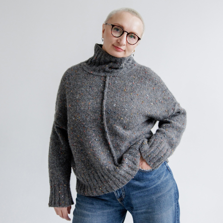 Описание вязания #Свитер_швами_наружу