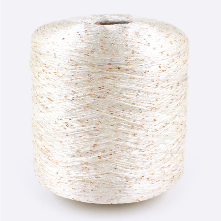 Бобина пайетки Sequin 800 м. (HMX 002, Лен Серебро)